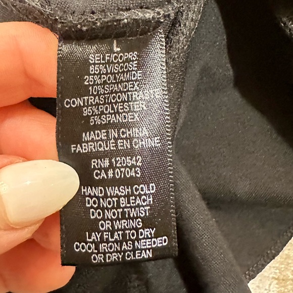 Felicity & Coco sleeveless knit sheath ruffle black dress - Picture 12 of 12